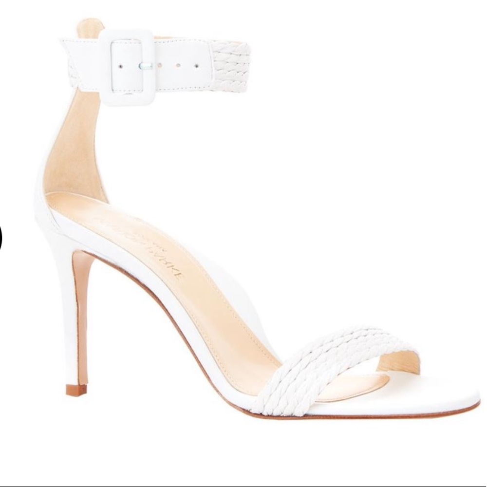 Marion Parke Leather Florence White Sandal